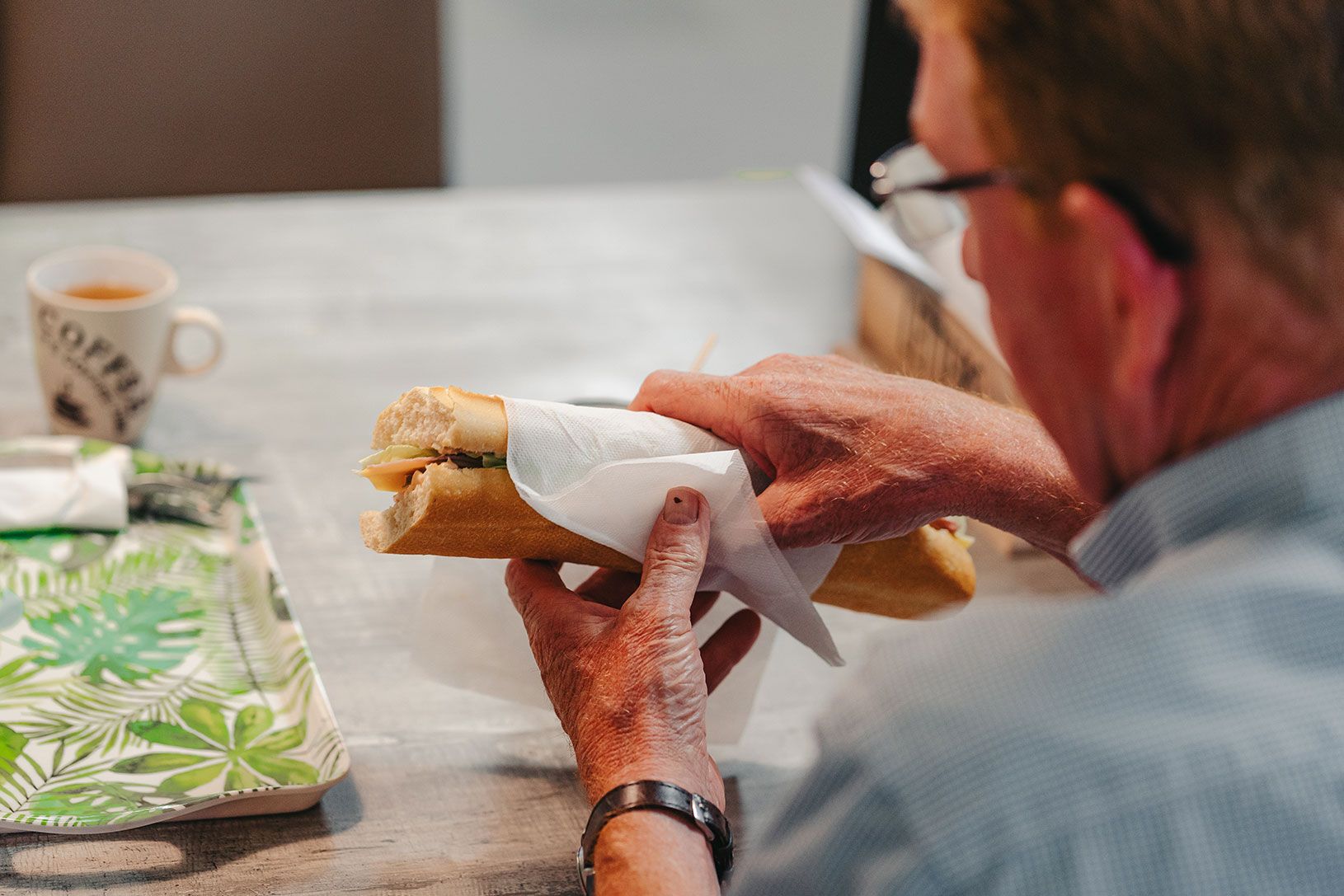 Heerlijke broodjes met verse ingrediënten